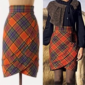 Anthropologie Plenty by Tracy Reese Plaid Pleat Fold
Easy Keeper Pencil Skirt